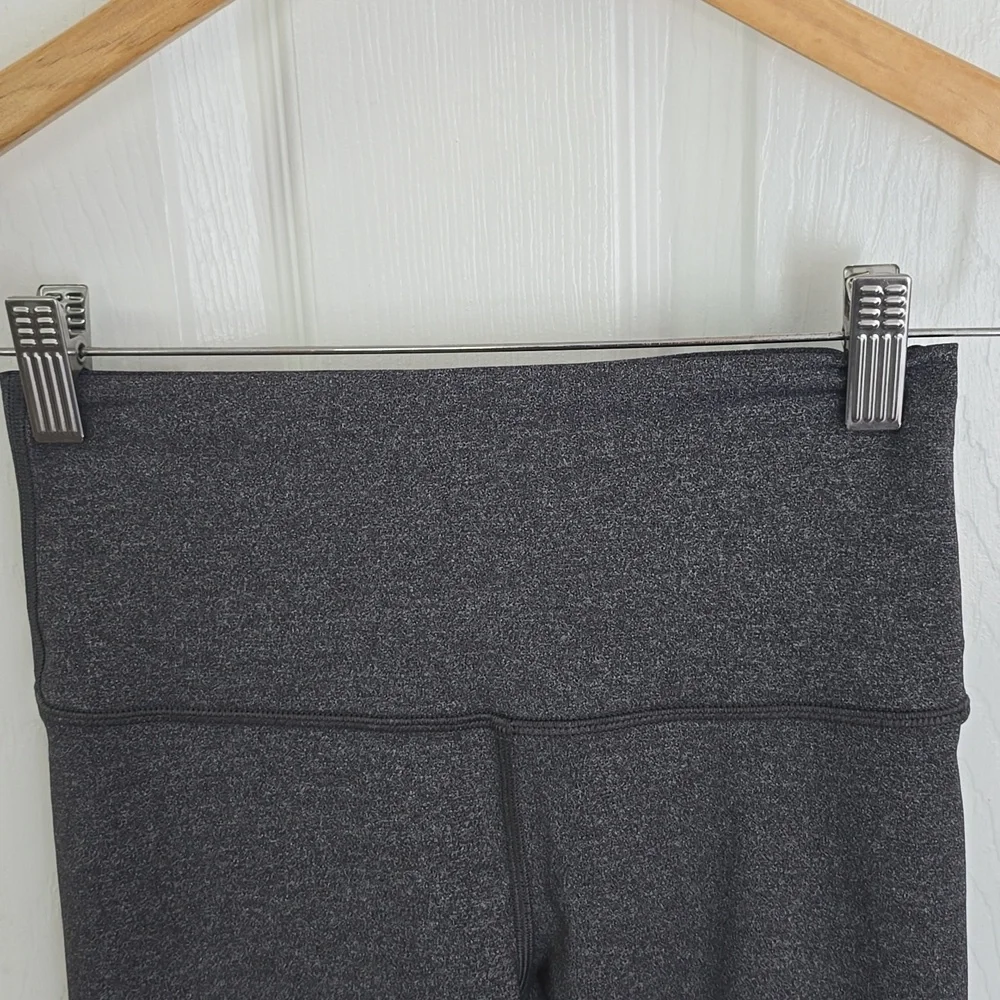 Lululemon Wunder Under Women's High Rise Leggings Tight Heather Gray Size 6